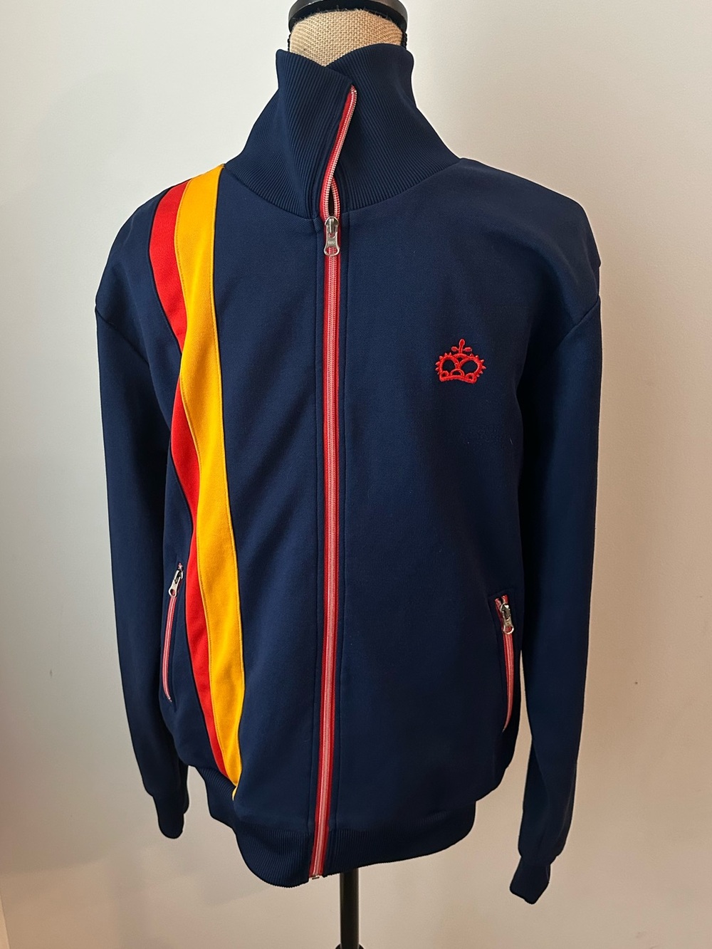 Ace Brand Retro Full Zip Jacket, Large